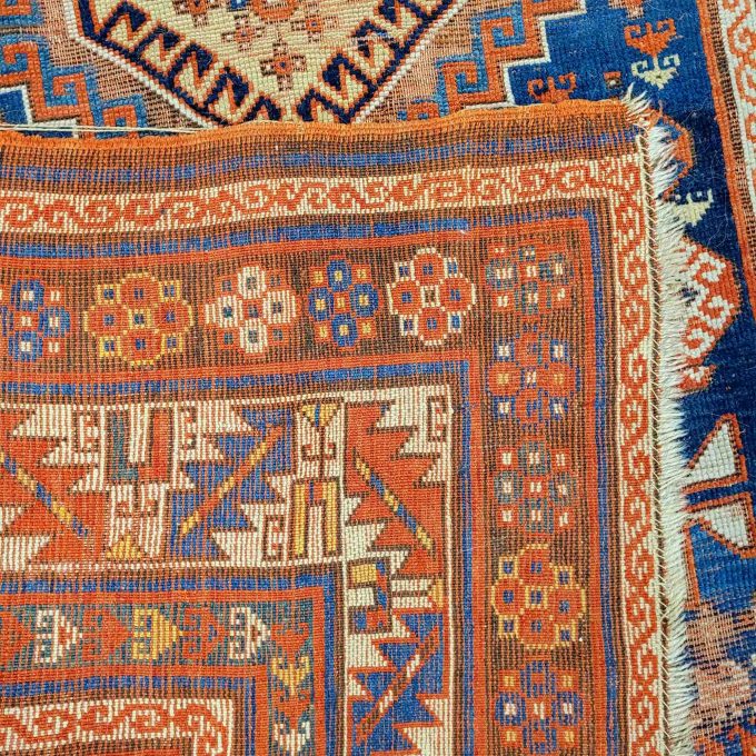 Los 799: Kazak, um 1900, 218 x 150 cm, Zustand D – Bild 2