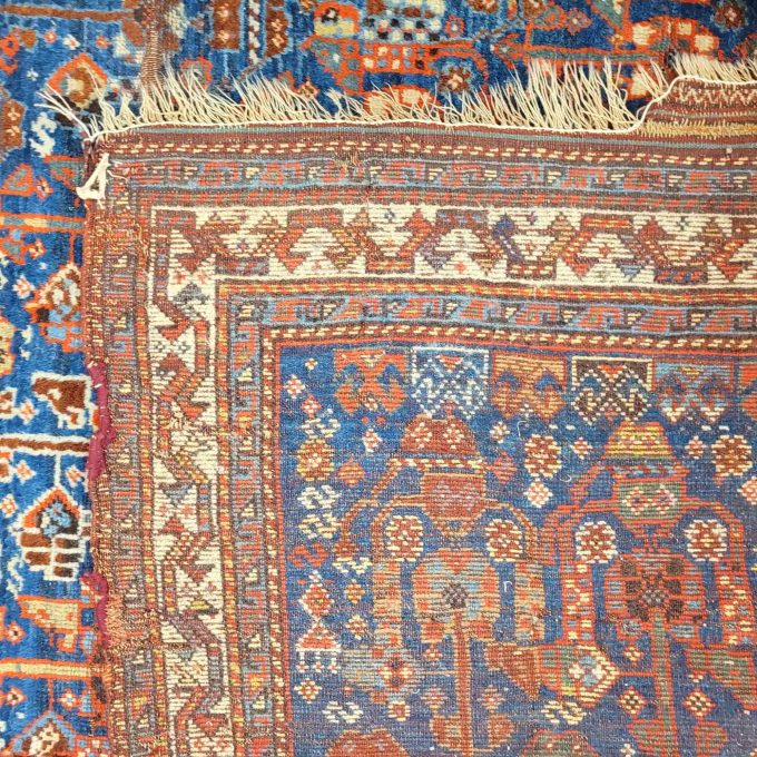 Los 800: Gashgai, um 1900, 217 x 148 cm, Zustand D – Bild 2
