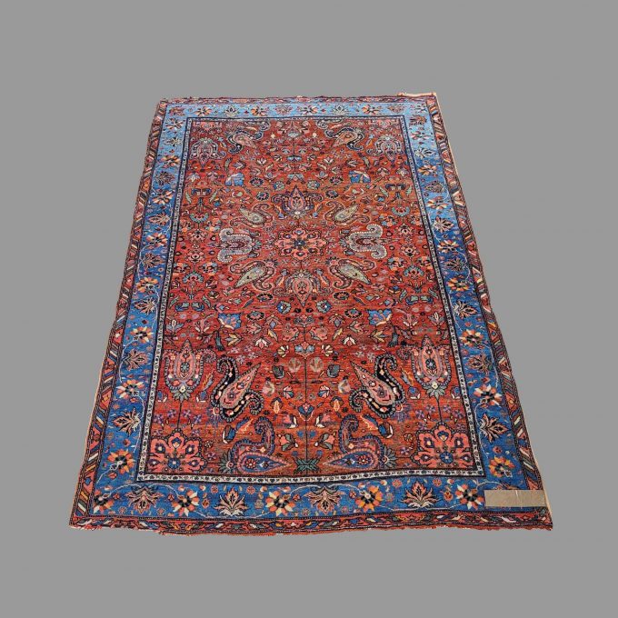 Los 802: Bidjar, um 1930, 210 x 140 cm, Zustand C/D