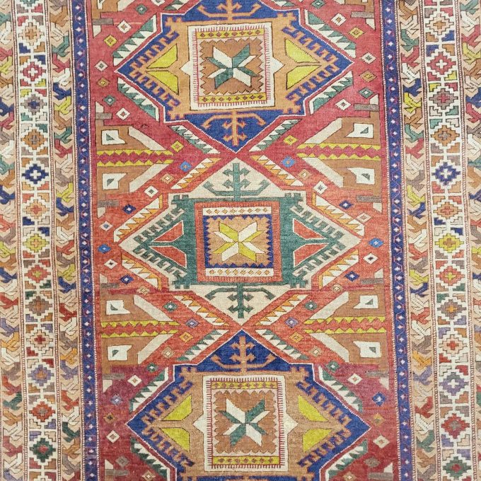 Los 803: Kazak, um 1950, 200 x 143 cm, Zustand B/C – Bild 3