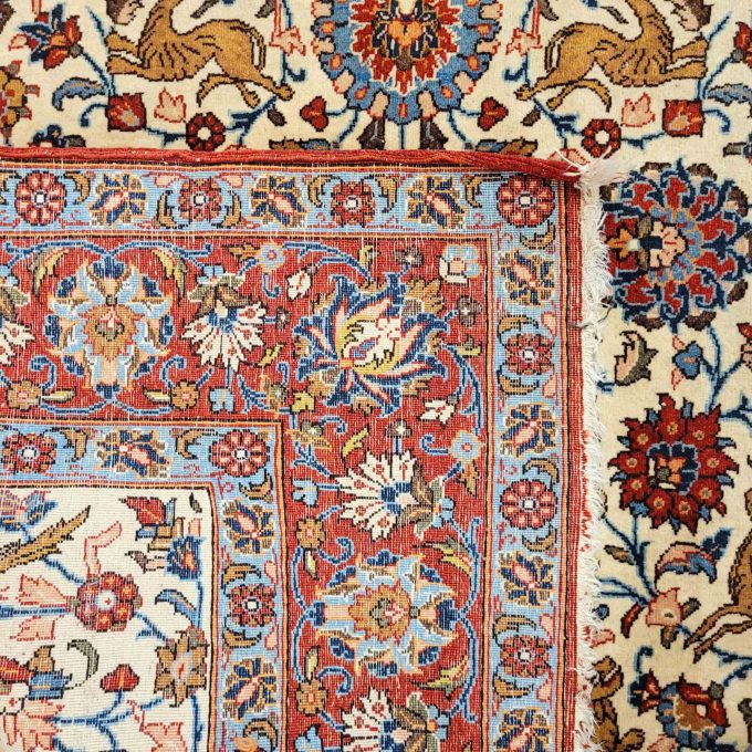 Los 806: Isfahan, um 1920, 205 x 133 cm, Zustand C – Bild 2
