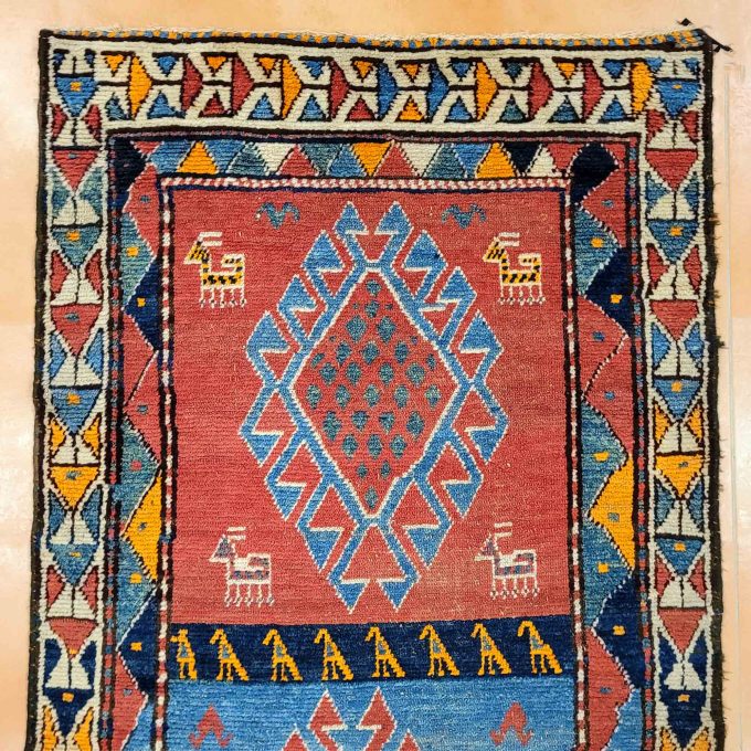Los 812: Kazak, um 1900, 350 x 91 cm, Zustand C – Bild 4