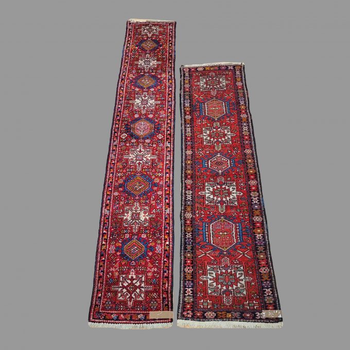 Los 816: Zwei Karadscha, um 1970, 341 x 60 cm bzw. 260 x 67 cm, Zustand B/C
