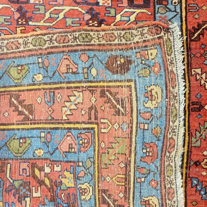 Los 822: Nordwest-Persien, um 1920, 367 x 116 cm, Zustand C/D – Bild 2