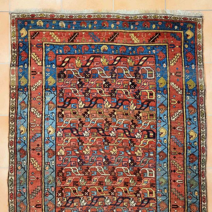 Los 822: Nordwest-Persien, um 1920, 367 x 116 cm, Zustand C/D – Bild 3