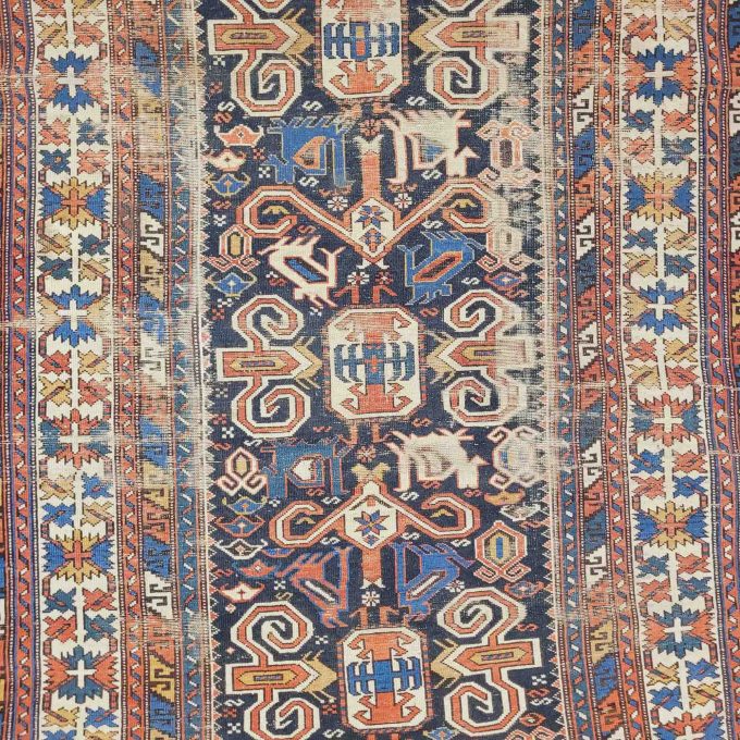 Los 824: Schirwan (Perepidil), um 1900, 175 x 114 cm, Zustand D – Bild 3