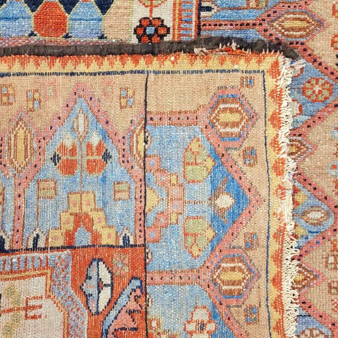 Los 838: Kurdi, um 1900, 127 x 83 cm, Zustand C/D – Bild 2