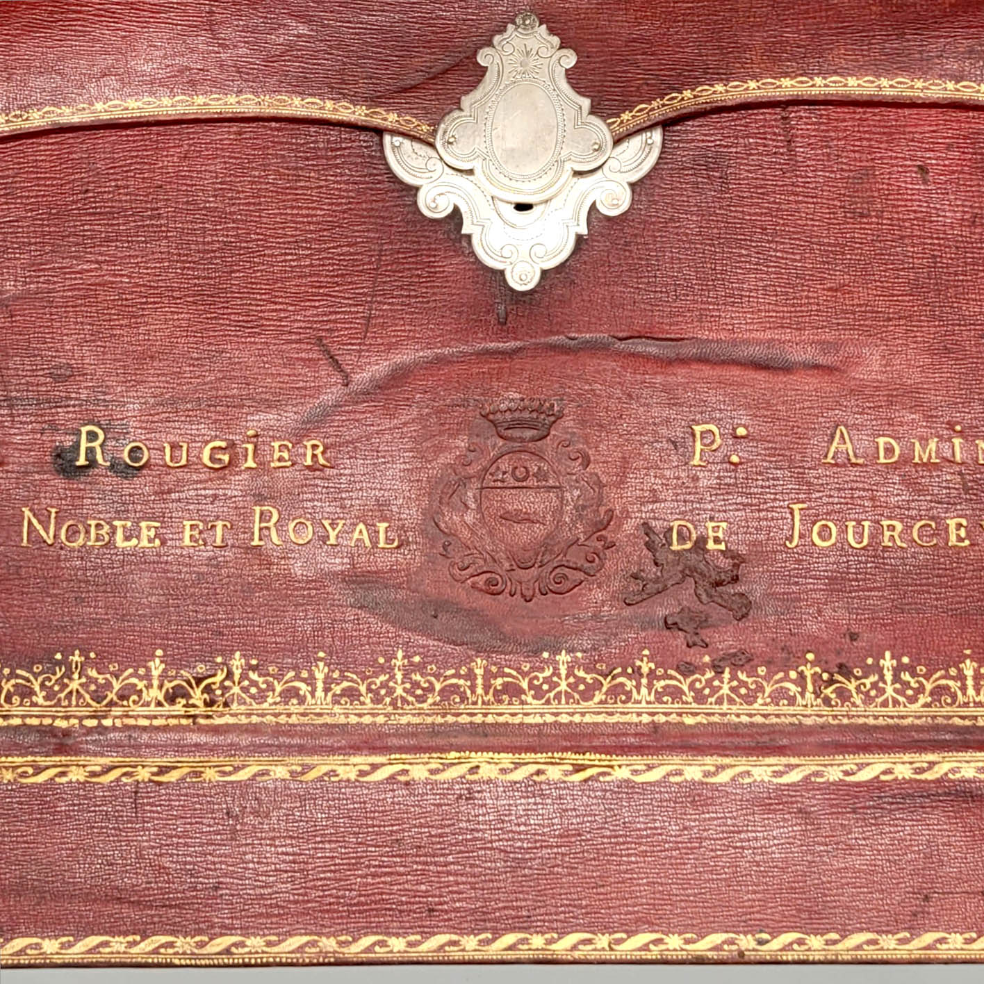 Los 378: Aktentasche mit rückwärtigem Schreibkasten mit Fächern – Bild 2