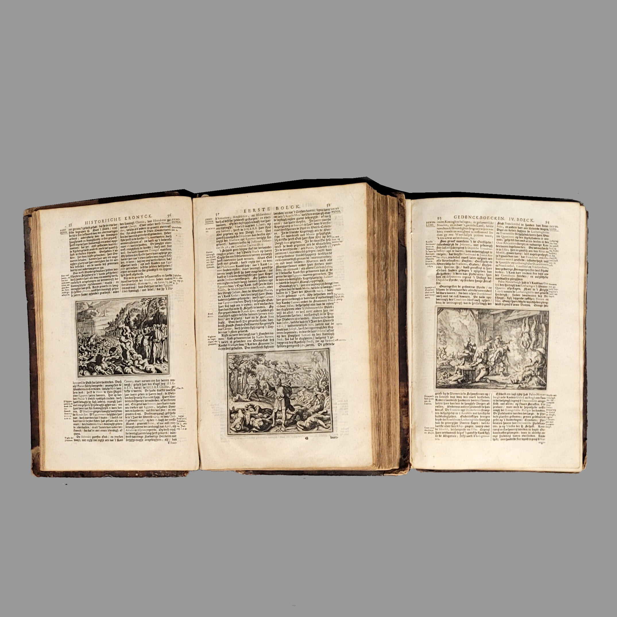 Los 45: GOTTFRIED, Johann Ludwig / DE VRIES, Simon: Joh. Lodew. Gottfrieds Historische Kronyck: vervattende een nauwkeurige en volkomene beschrijvingh der aldergedenckwaerdighste geschiedenissen des weerelds – Bild 2