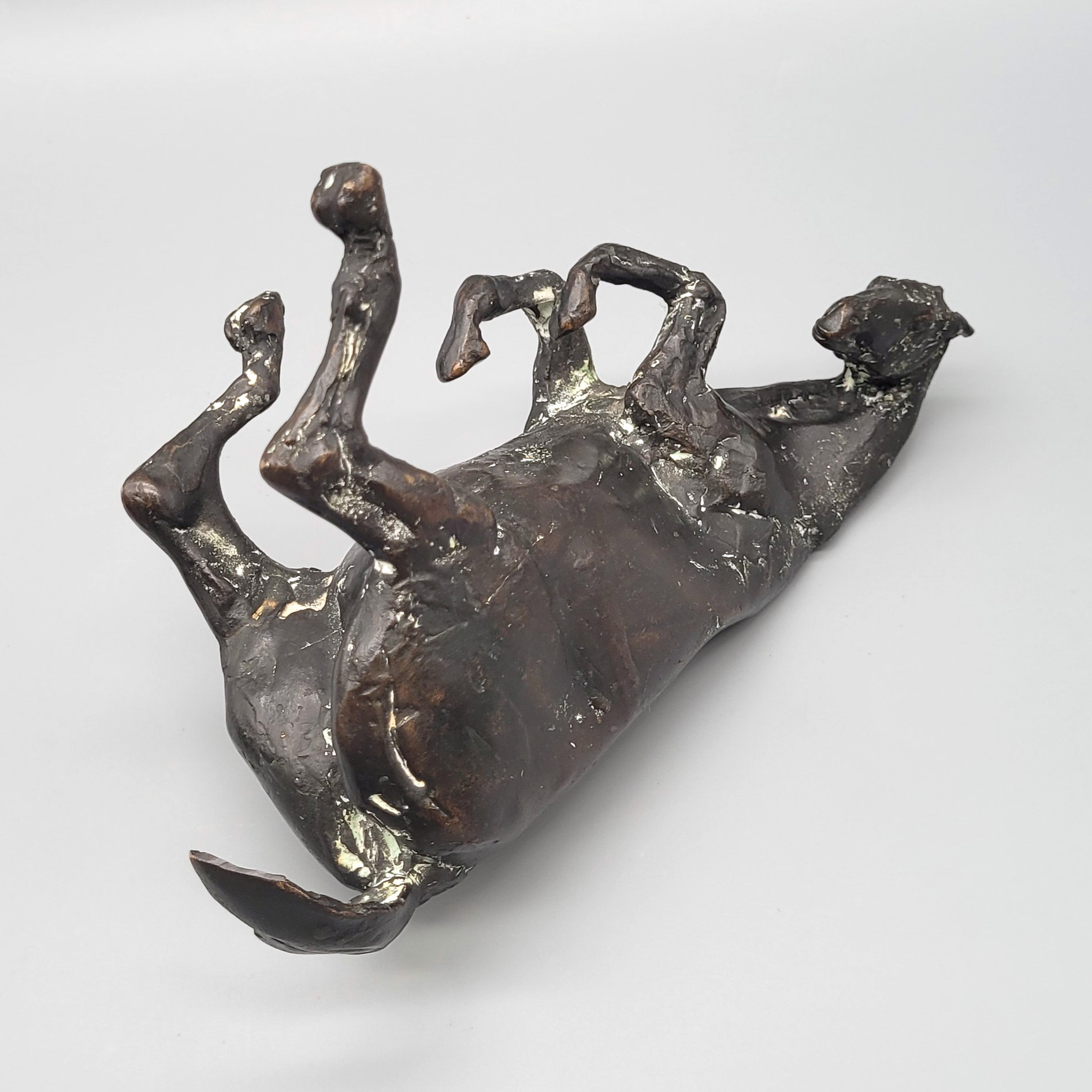 Los 476: SANDER, Ernemann Friedrich: Sich wälzendes Pferd – Bild 2