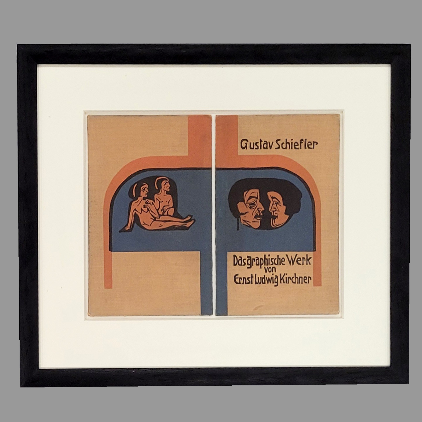 Los 493: KIRCHNER, Ernst Ludwig: Zwei Farbholzschnitte