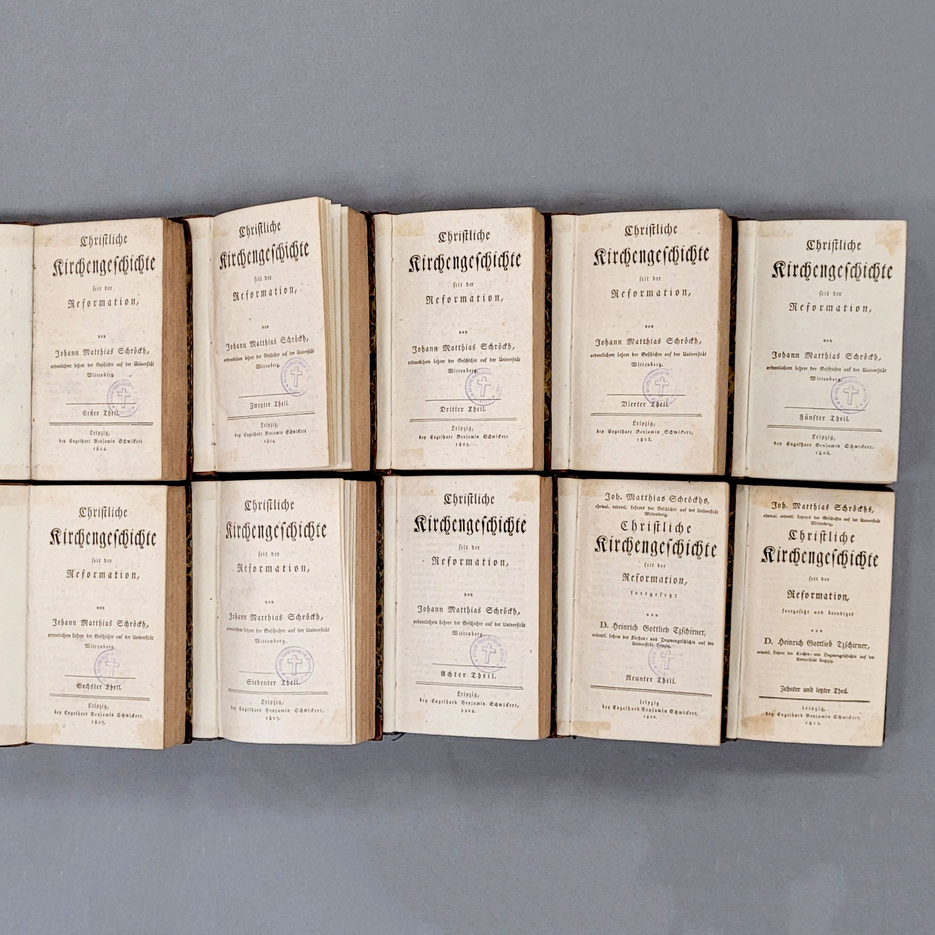 Los 51: SCHRÖCKH, Johann Matthias: Christliche Kirchengeschichte seit der Reformation
