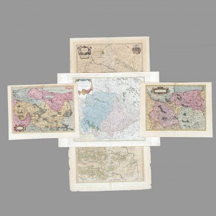 Los 132: Konvolut Karten 17./18. Jahrhundert