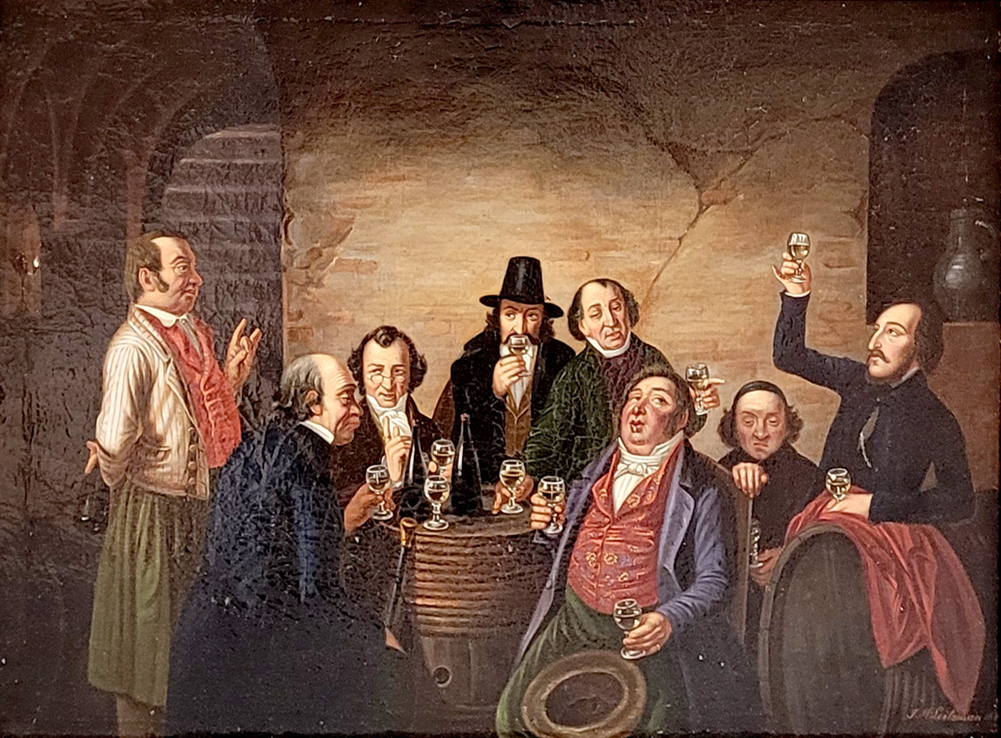 Los 221: LEITZMAN, J. M.: Die Weinprobe – Bild 2