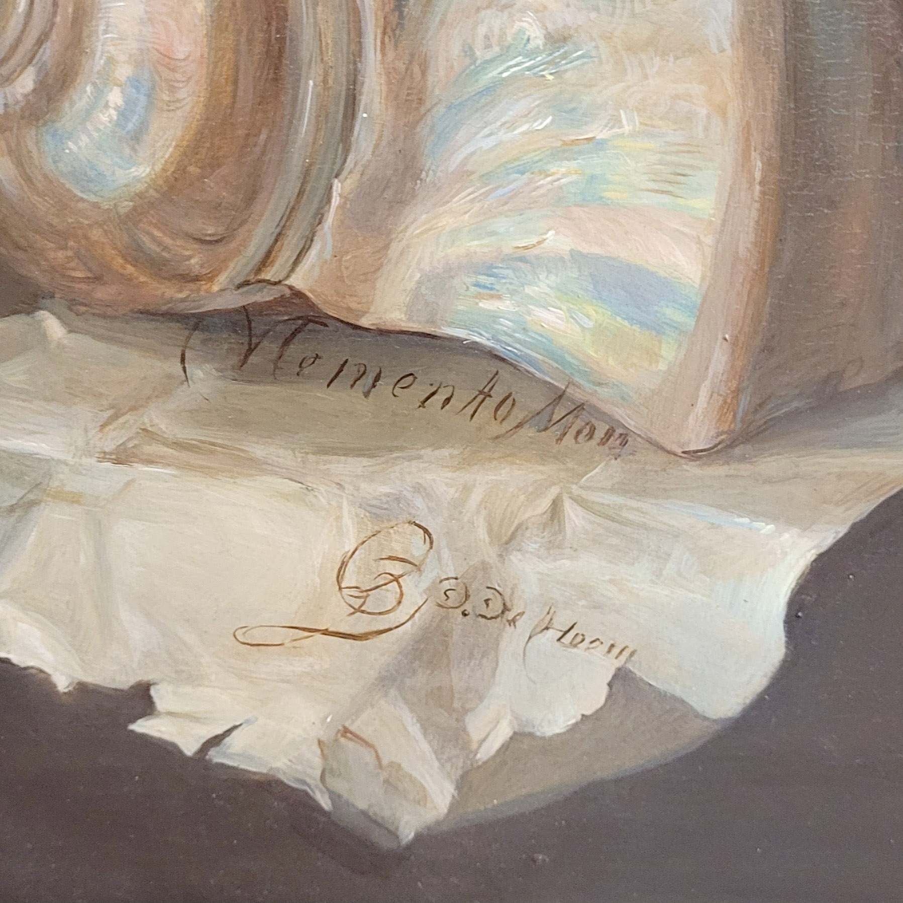 Los 275: DEUTSCHER MEISTER: Blumenstilleben mit Nautilus – Bild 4