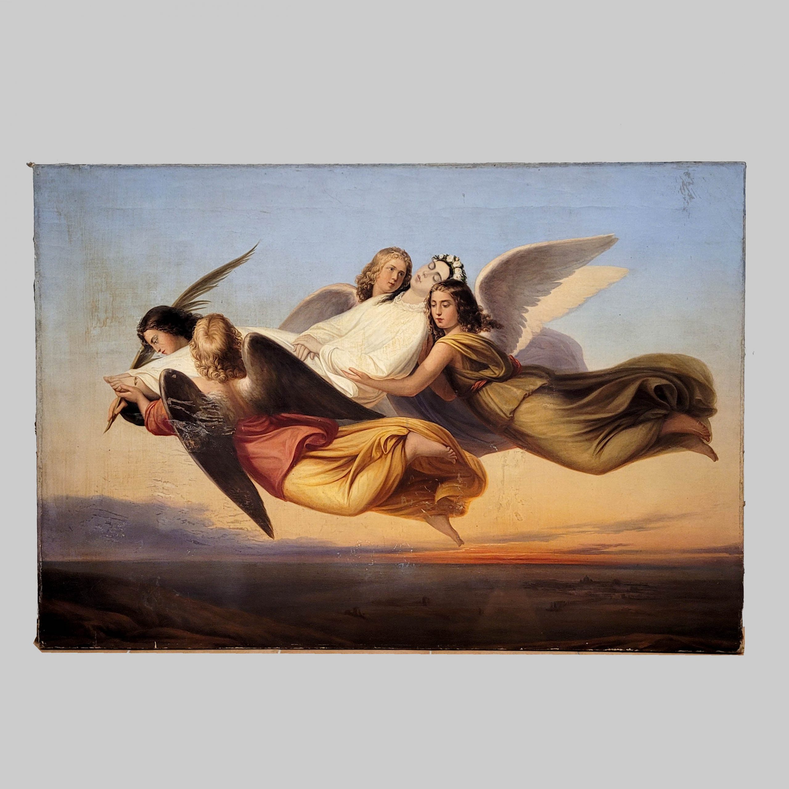 Los 283: MÜCKE, Heinrich Karl Anton: Die Übertragung des Leichnams der Heiligen Katharina zum Berge Sinai