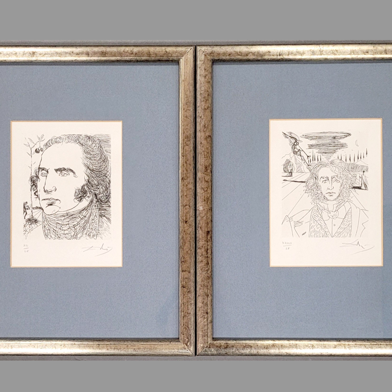 Los 579: DALI, Salvador: Henry Wadsworth Longfellow / George Washington – Bild 2