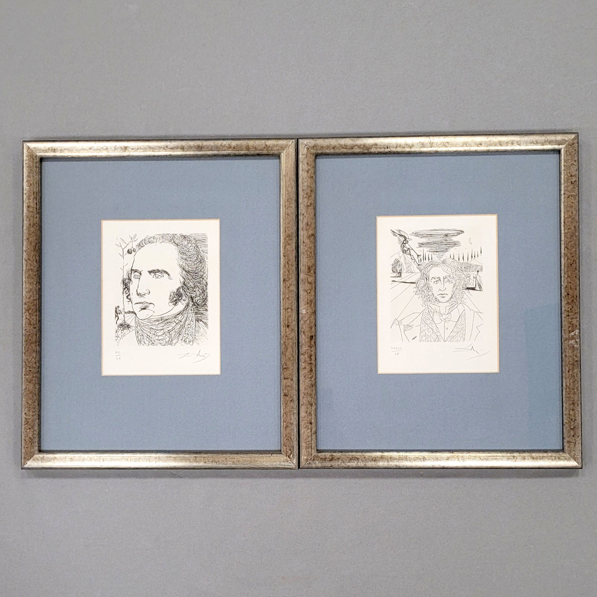 Los 579: DALI, Salvador: Henry Wadsworth Longfellow / George Washington