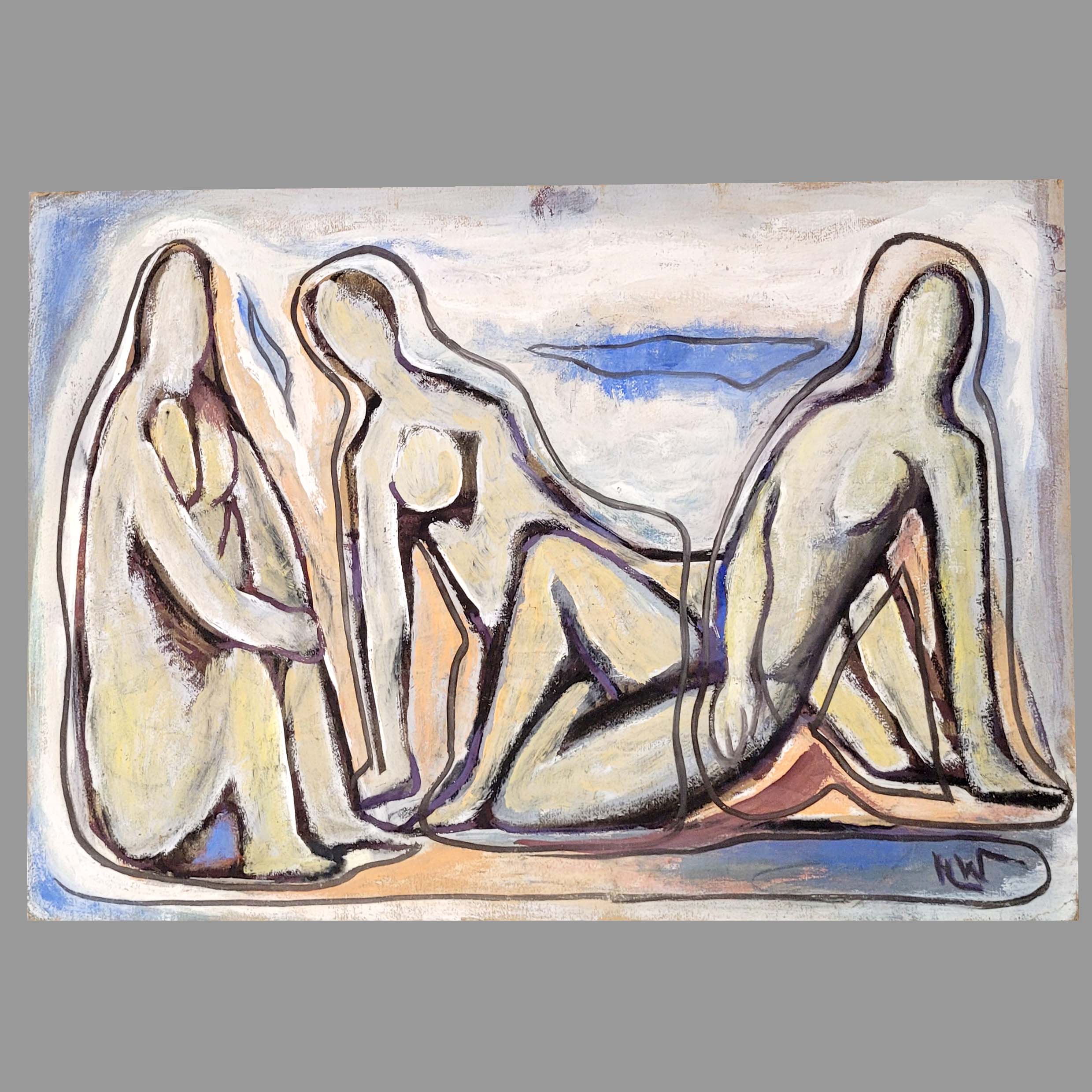 Los 663: WERDEHAUSEN, Hans: Am Strand