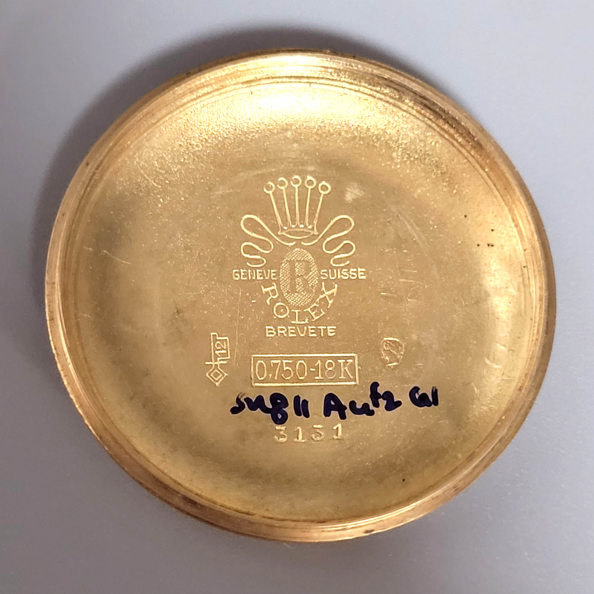 Los 683: Armbanduhr Rolex Oyster Perpetual Chronometer Bubble Back – Bild 6