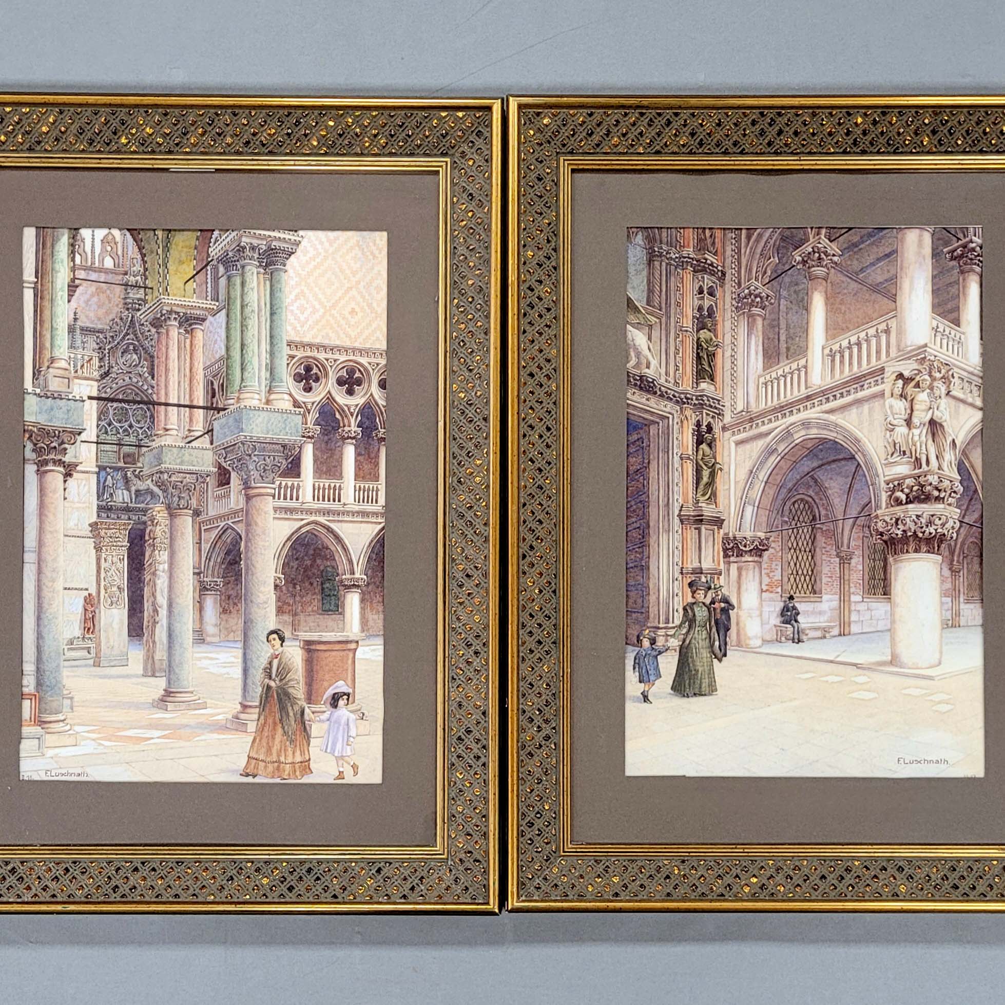 Los 73: LUSCHNATH, F.: An der Porta della Carta des Dogenpalastes – Bild 2