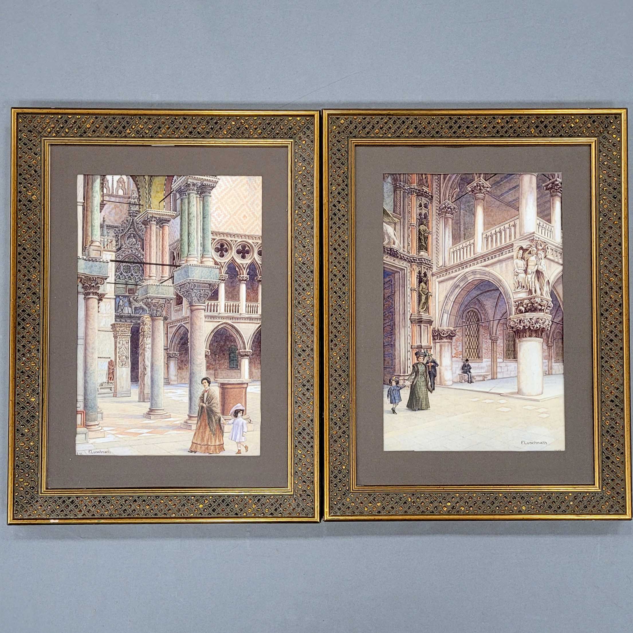 Los 73: LUSCHNATH, F.: An der Porta della Carta des Dogenpalastes